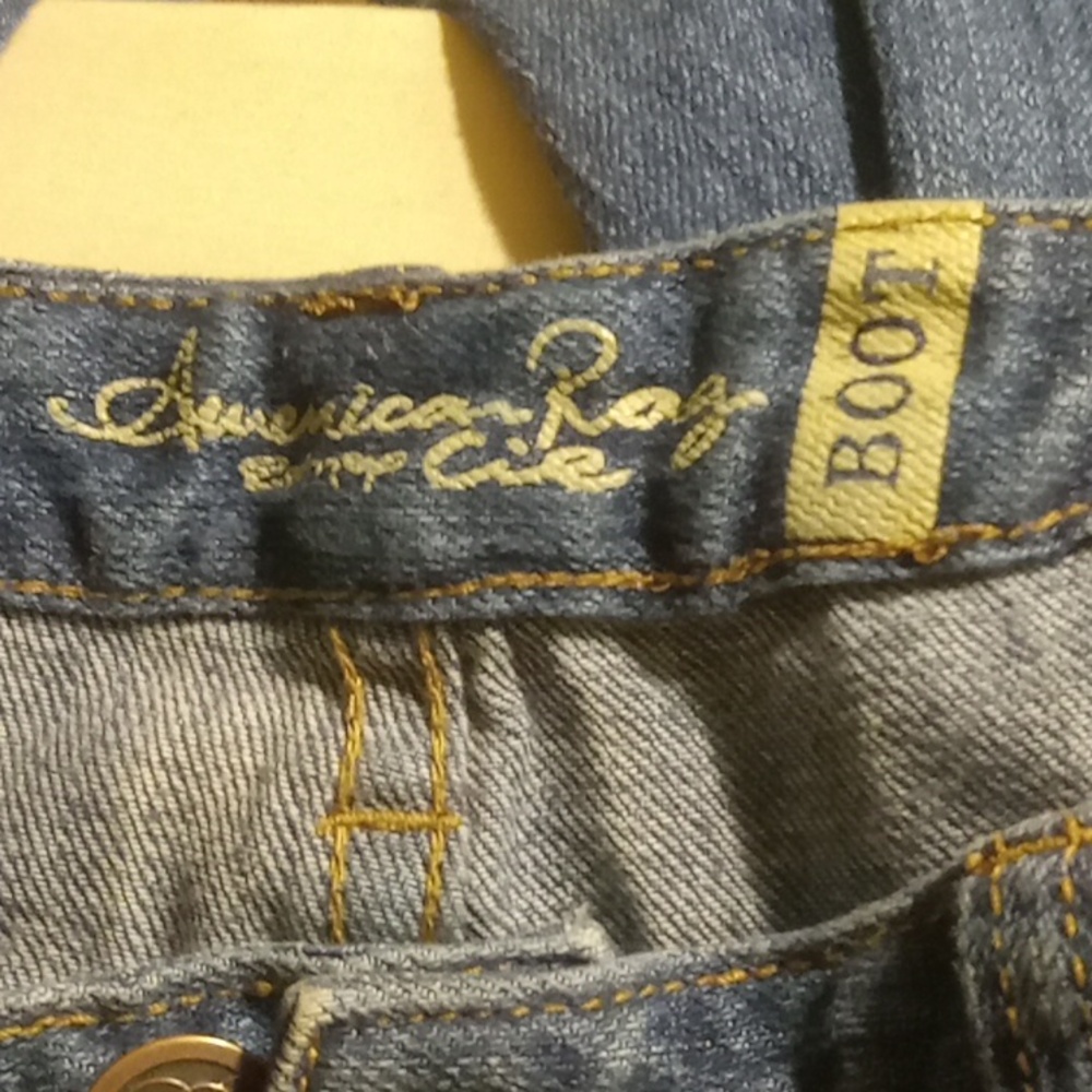 American Rag Blue Denim Overalls - Picture 2 of 8